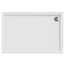 Verkleinertes Bild von Duschwanne flach Rechteck weiß 80 x 120 cm