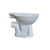 Stand-WC mit Spülrand weiß