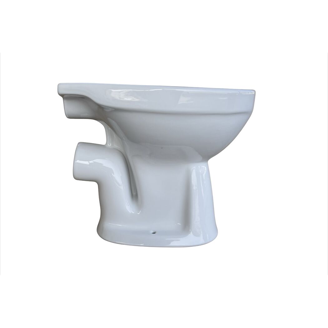 Stand-WC mit Spülrand weiß