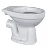 Stand-WC mit Spülrand weiß