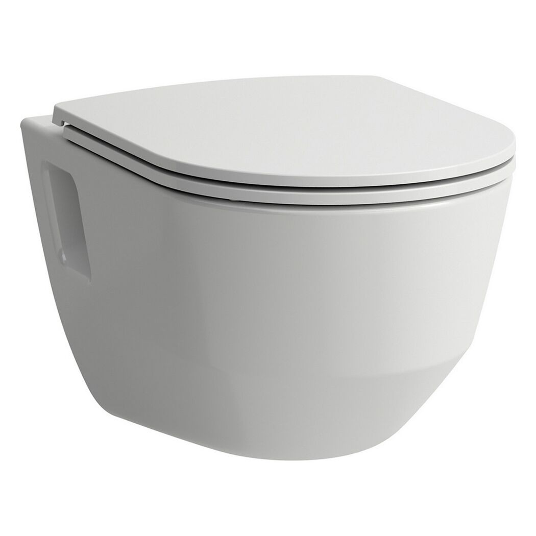 Wand-WC spülrandlos 'Pro' inklusive WC-Sitz weiß