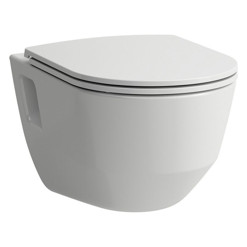 Wand-WC spülrandlos 'Pro' inklusive WC-Sitz weiß