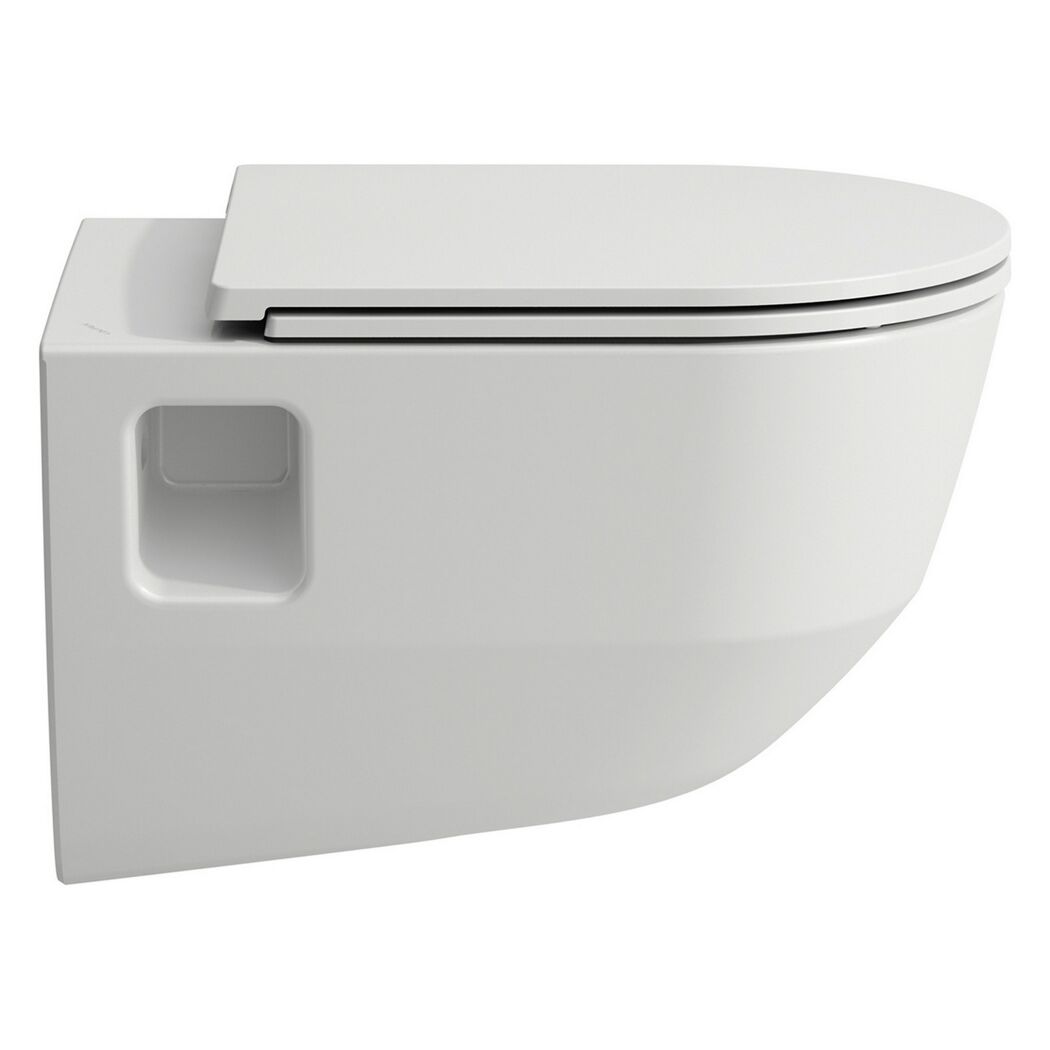 Wand-WC spülrandlos 'Pro' inklusive WC-Sitz weiß