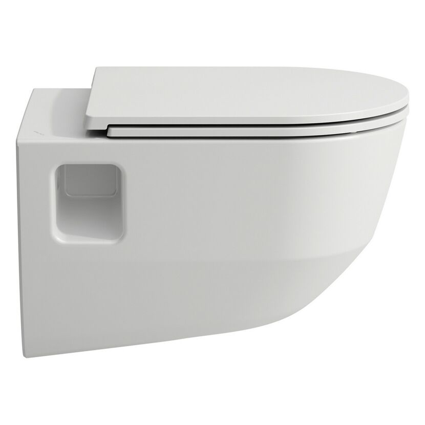 Wand-WC spülrandlos 'Pro' inklusive WC-Sitz weiß