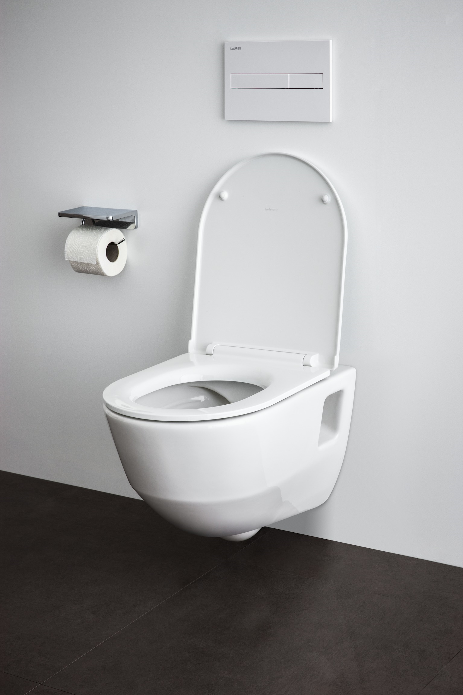 Wand-WC 'Pro' spülrandlos mit Absenkautomatik, weiß + product picture