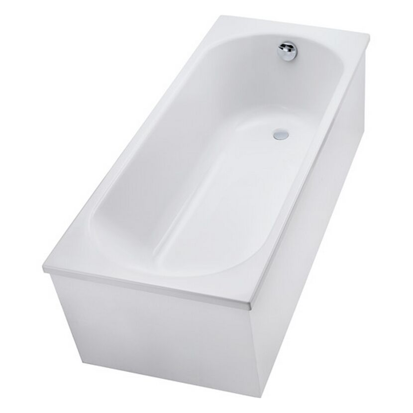 Badewannen-Set 'Bathline Classic' weiß rechteckig 170 x 75 cm