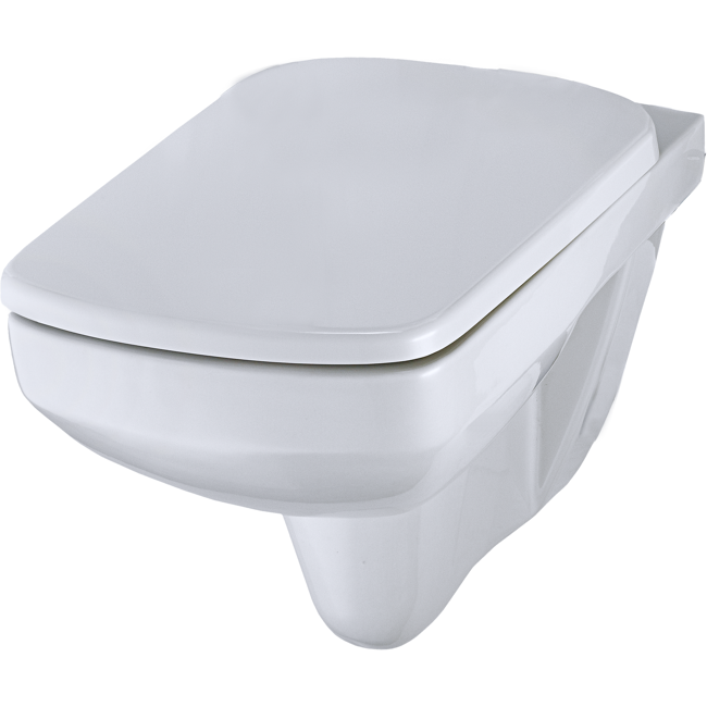Bild von Tiefspül-Wand-WC 'Vanea' mit WC-Sitz