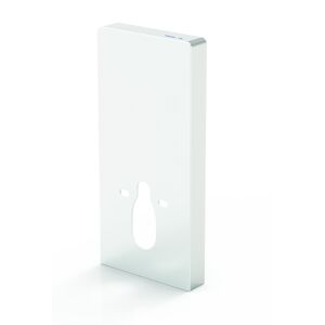Sanitärmodul "Sensor" für Wand WC Glas weiß, Rahmen Alu