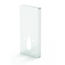 Verkleinertes Bild von Sanitärmodul "Sensor" für Wand WC Glas weiß, Rahmen Alu