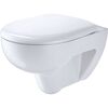 Wand-WC spülrandlos 'Renova' inklusive WC-Sitz weiß