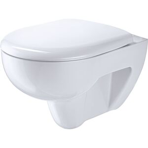 Wand-WC 'Renova' spülrandlos inklusive WC-Sitz 35,5 x 34 x 54 cm