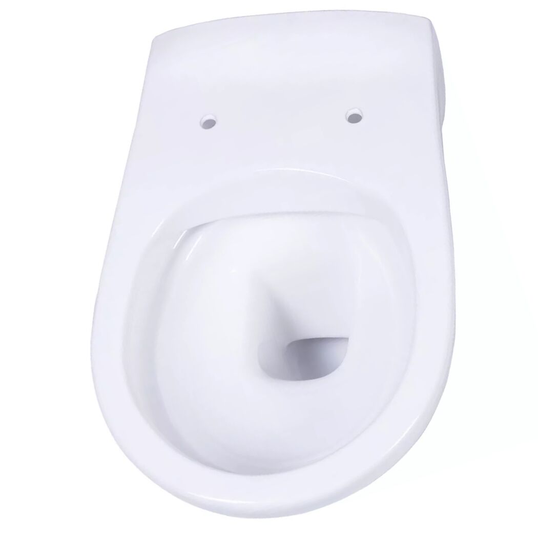 Wand-WC spülrandlos weiß