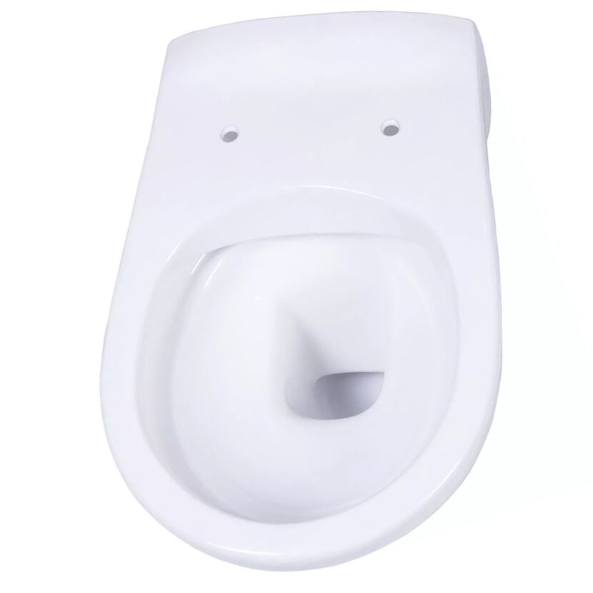 Wand-WC spülrandlos weiß