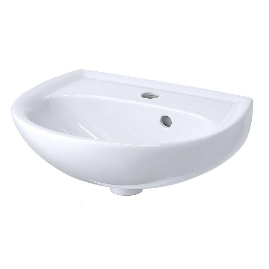 Weißes Handwaschbecken von Geberit
