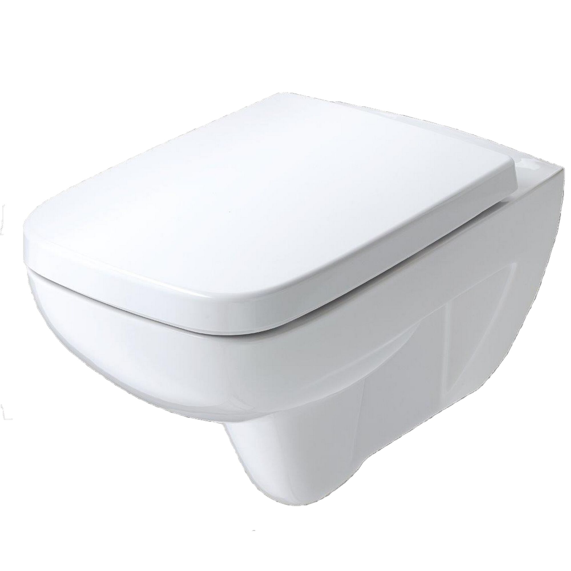 Weißes Wand-WC Geberit Renova Plan