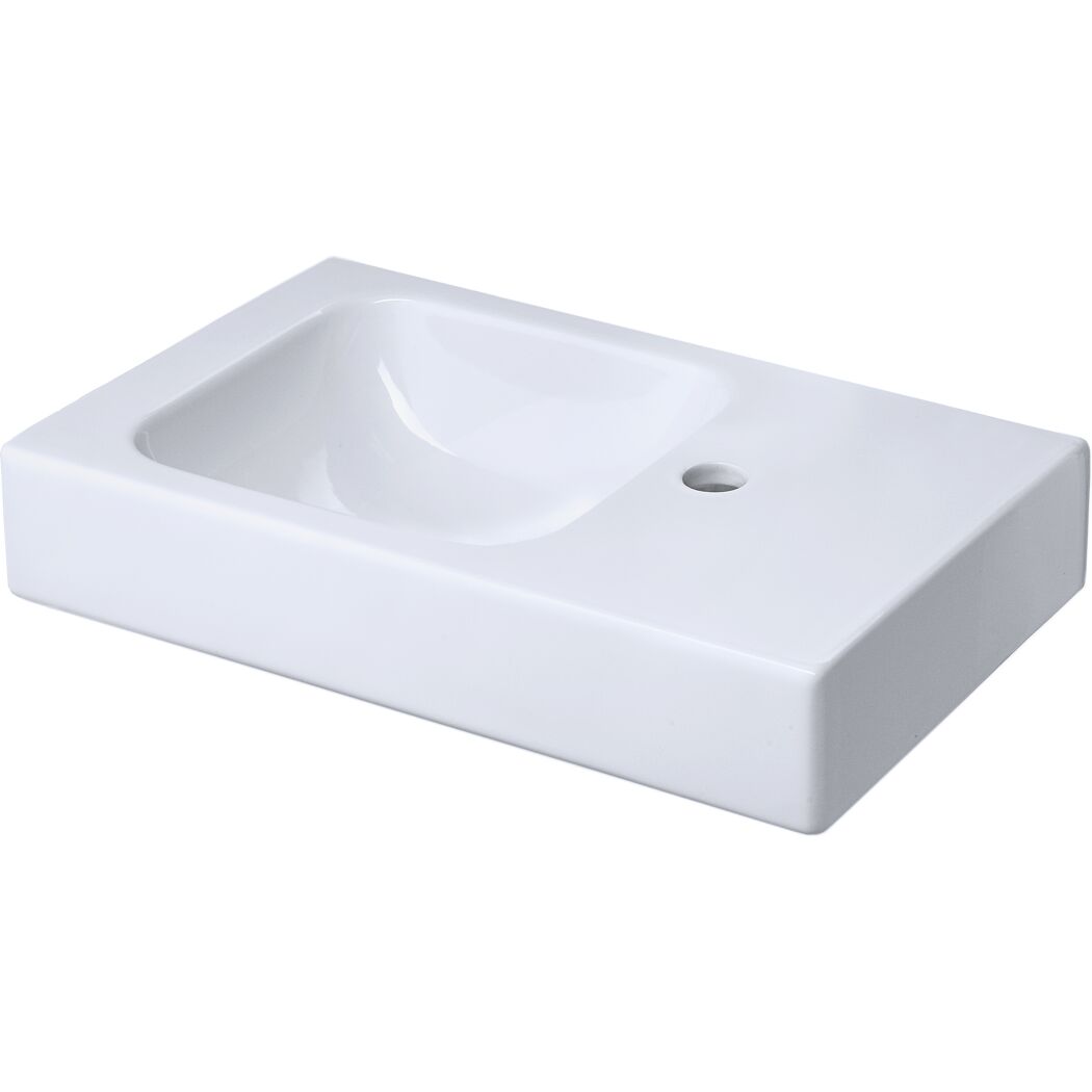 Weißes Handwaschbecken Geberit iCon xs