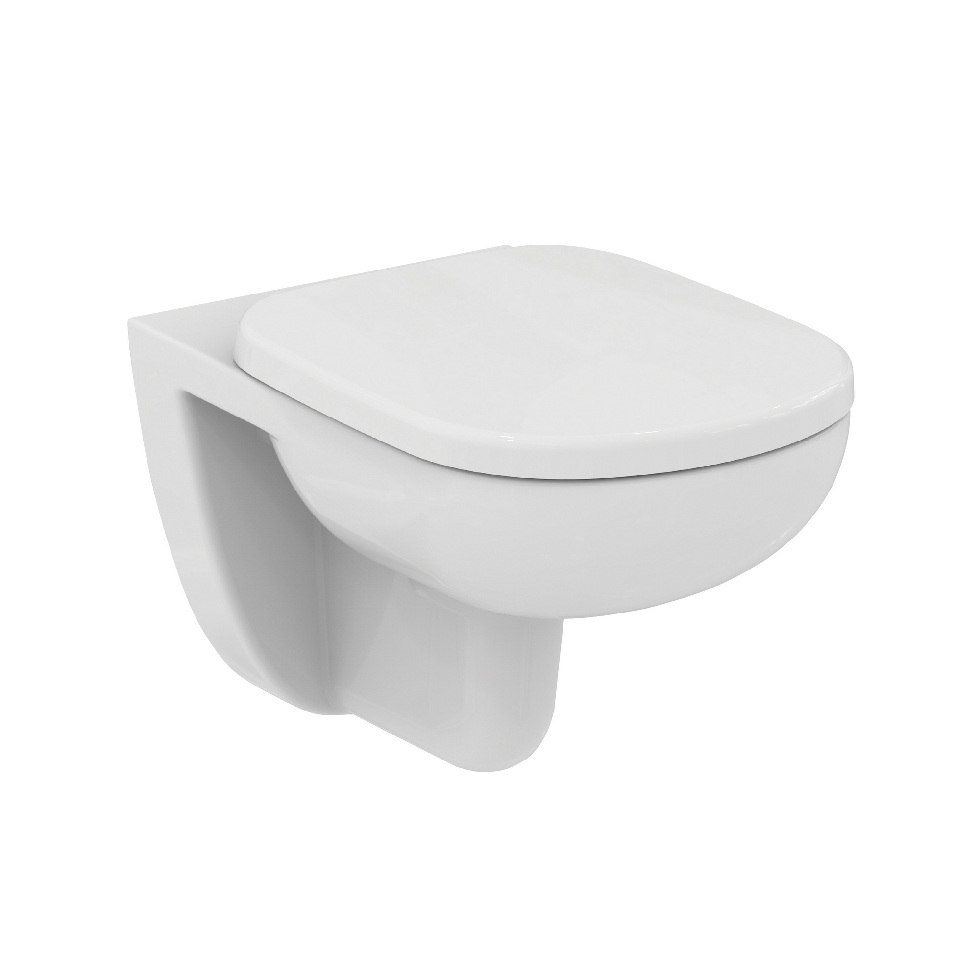 Wand-WC 'Eurovit Plus' spülrandlos weiß 36 x 35 x 53 cm + product picture