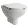 Wand-WC spülrandlos 'Pro' inklusive WC-Sitz weiß