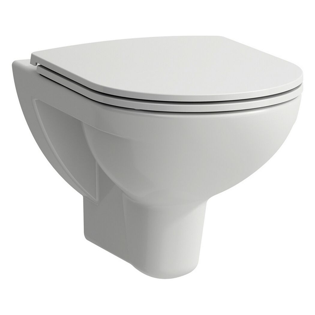 Wand-WC spülrandlos 'Pro' inklusive WC-Sitz weiß