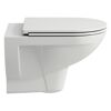 Wand-WC spülrandlos 'Pro' inklusive WC-Sitz weiß