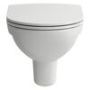 Wand-WC spülrandlos 'Pro' inklusive WC-Sitz weiß