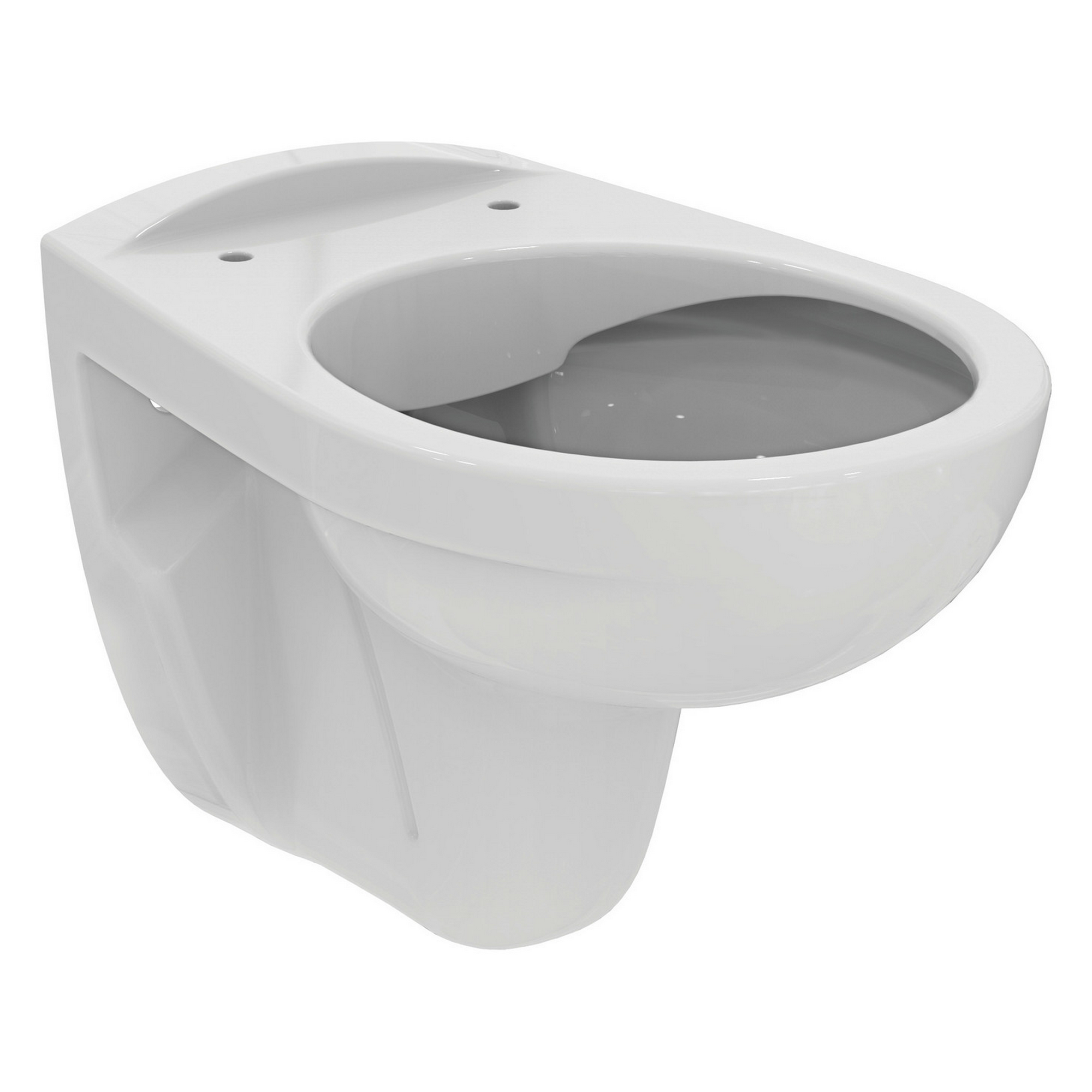 Wand-WC 'Eurovit' spülrandlos weiß  37 x 35 x 53 cm