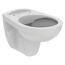 Wand-WC spülrandlos 'Eurovit' inklusive WC-Sitz weiß