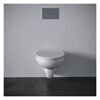 Wand-WC spülrandlos 'Eurovit' inklusive WC-Sitz weiß