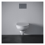 Wand-WC 'Eurovit' spülrandlos weiß  37 x 35 x 53 cm
