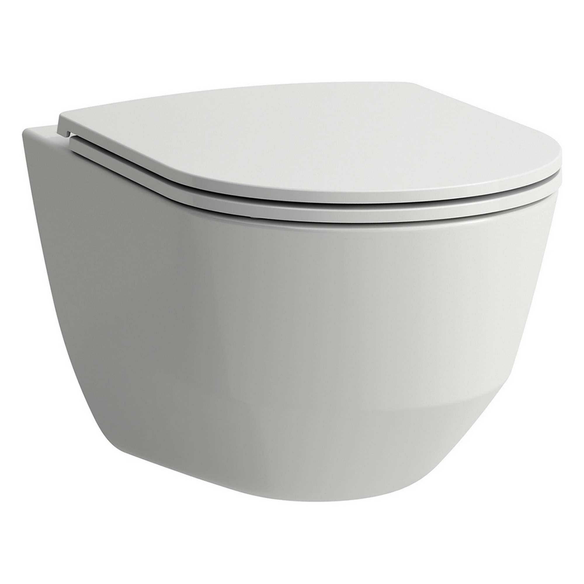 Wand-WC-Set spülrandlos weiß 36 x 43 x 54 cm