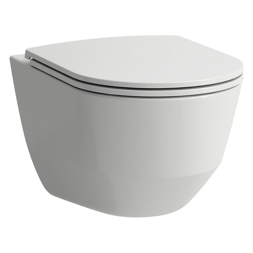 Wand-WC spülrandlos 'Pro' inklusive WC-Sitz weiß