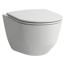 Wand-WC-Set spülrandlos weiß 36 x 43 x 54 cm