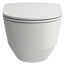 Wand-WC-Set spülrandlos weiß 36 x 43 x 54 cm