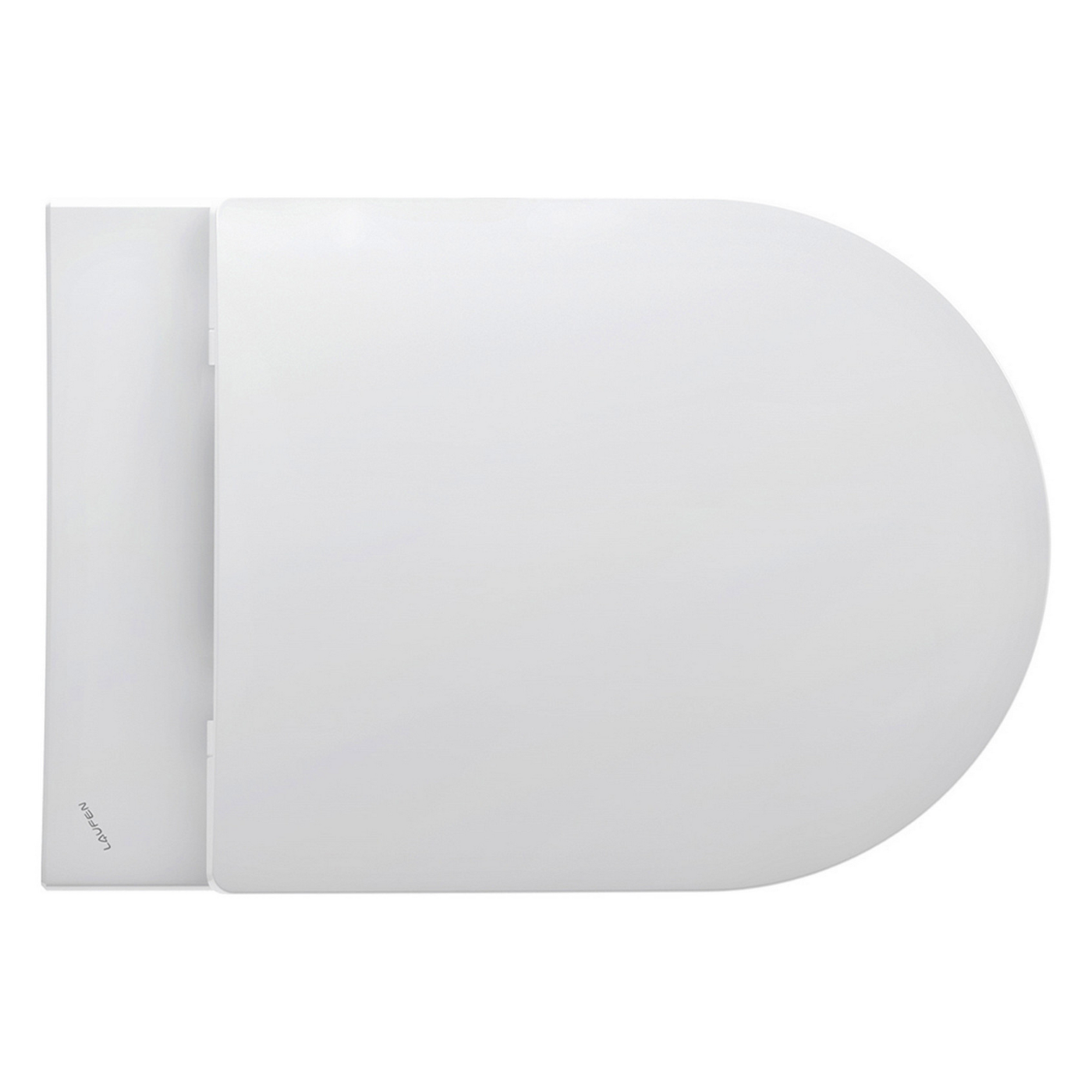 Wand-WC-Set spülrandlos weiß 36 x 43 x 54 cm