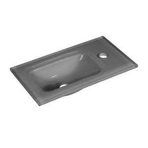 Glasbecken 'SBC' grau 45 x 25 x 9,2 cm