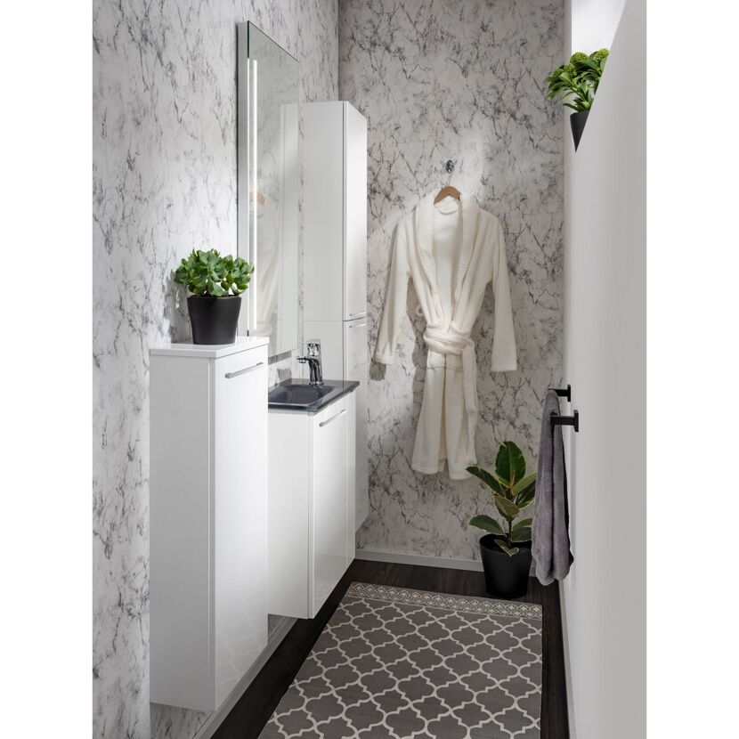 Glasbecken 'SBC' grau 45 x 25 x 9,2 cm