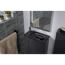 Glasbecken 'SBC' grau 45 x 25 x 9,2 cm
