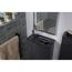 Glasbecken 'SBC' grau 45 x 25 x 9,2 cm