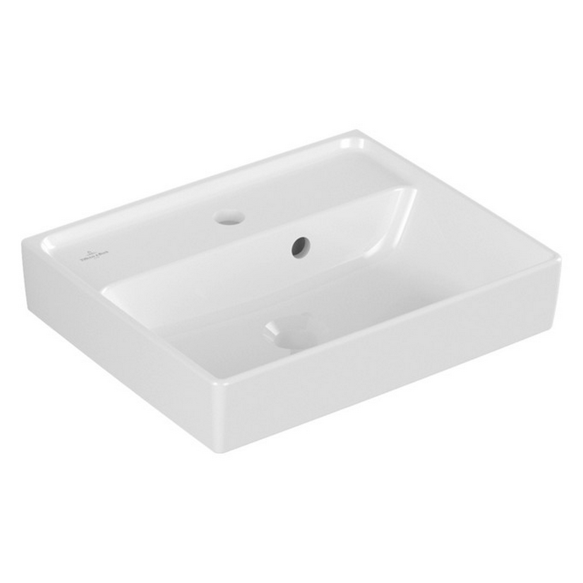 Waschbecken 'Collaro' weiß 45 x 14,5 x 37 cm