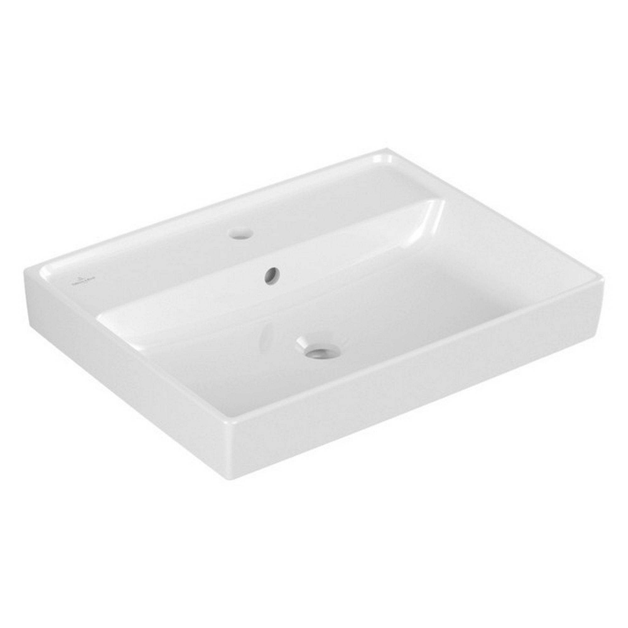 Waschbecken 'Collaro' weiß 60 x 16 x 47 cm