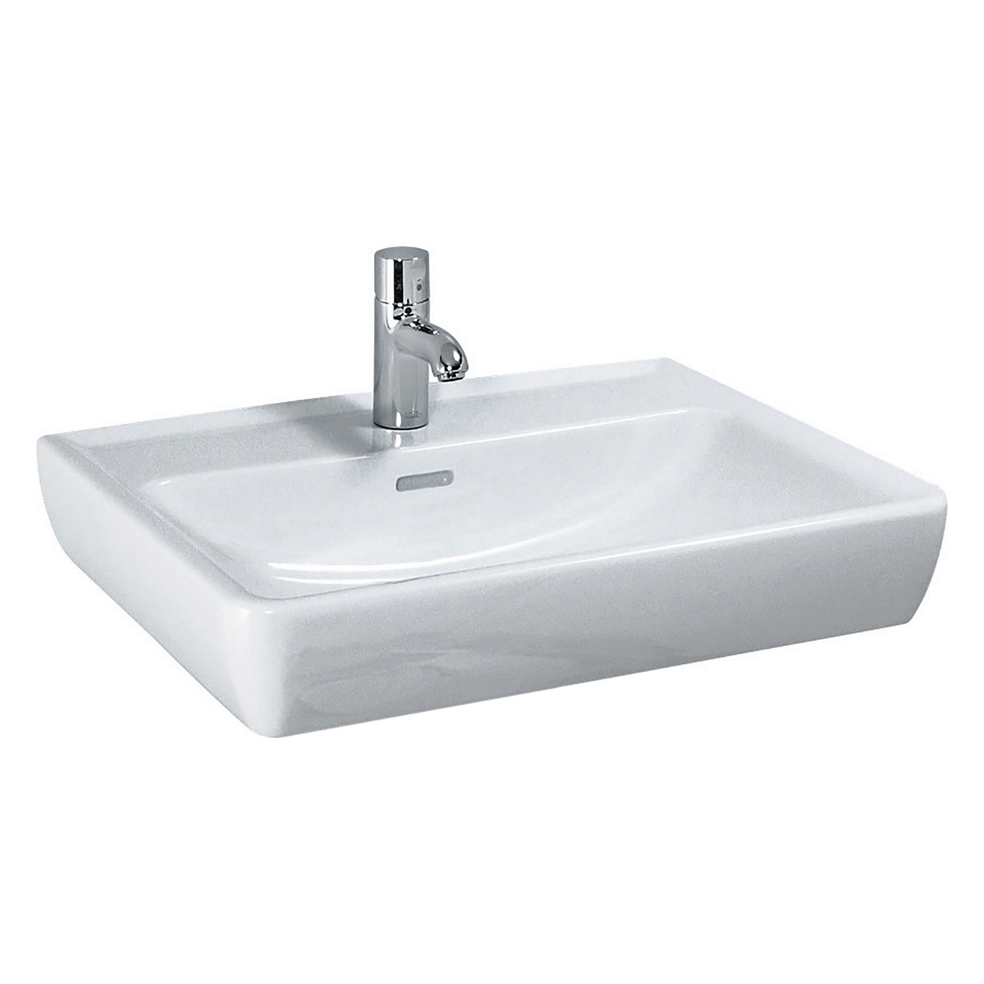 Waschbecken 'Pro A' weiß 60 x 17 x 48 cm