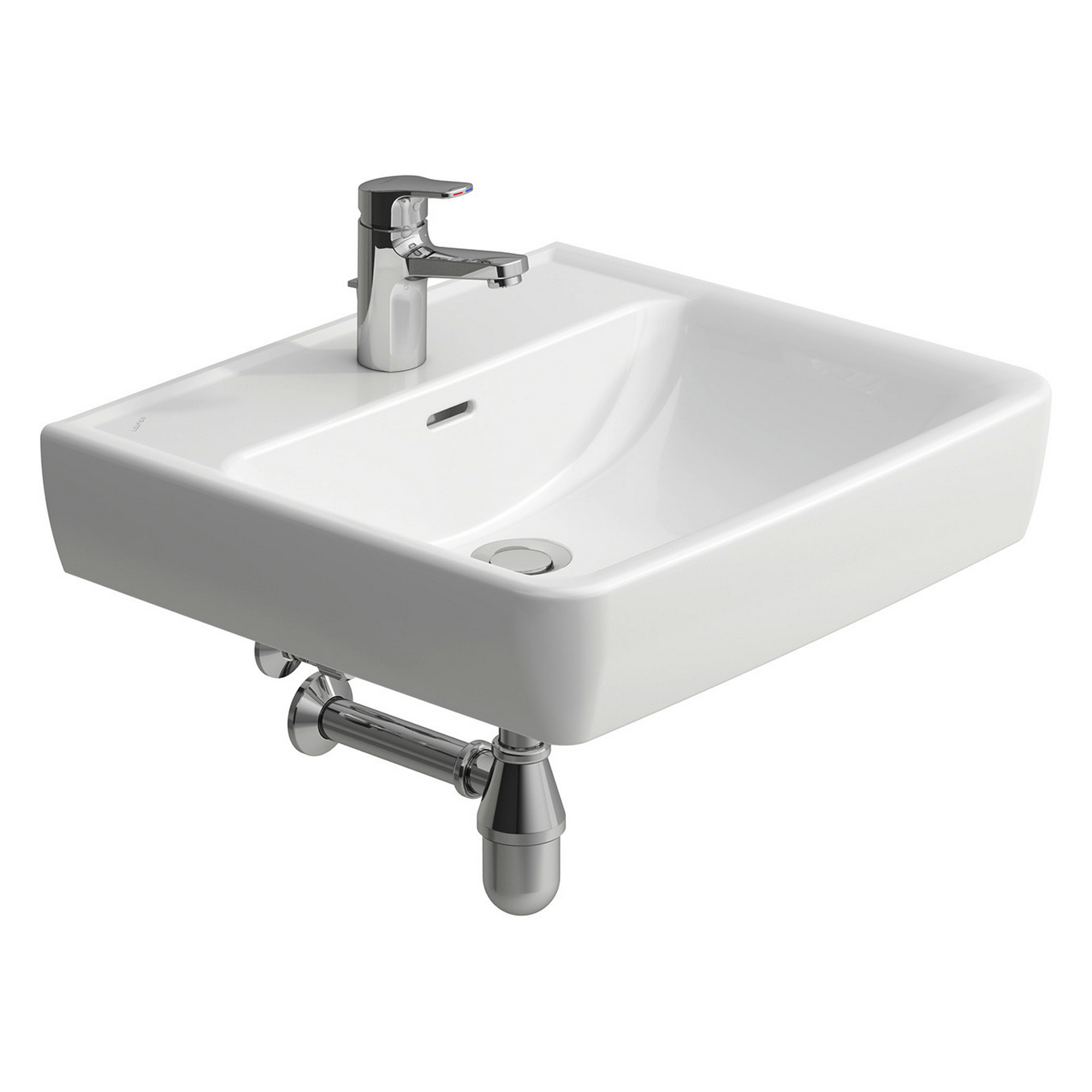Waschbecken 'Pro A' weiß 60 x 17 x 48 cm