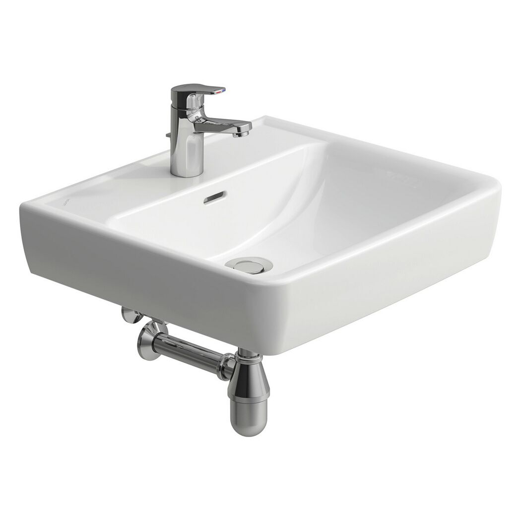 Waschbecken eckig 'Pro A' weiß 60 x 17 x 48 cm