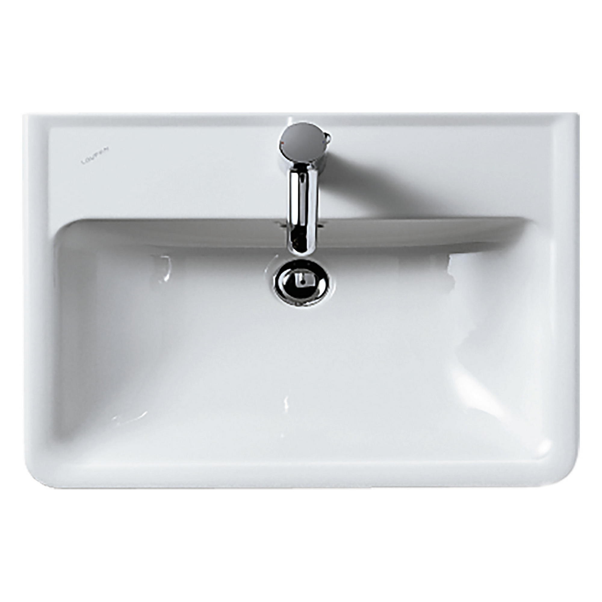 Waschbecken 'Pro A' weiß 60 x 17 x 48 cm
