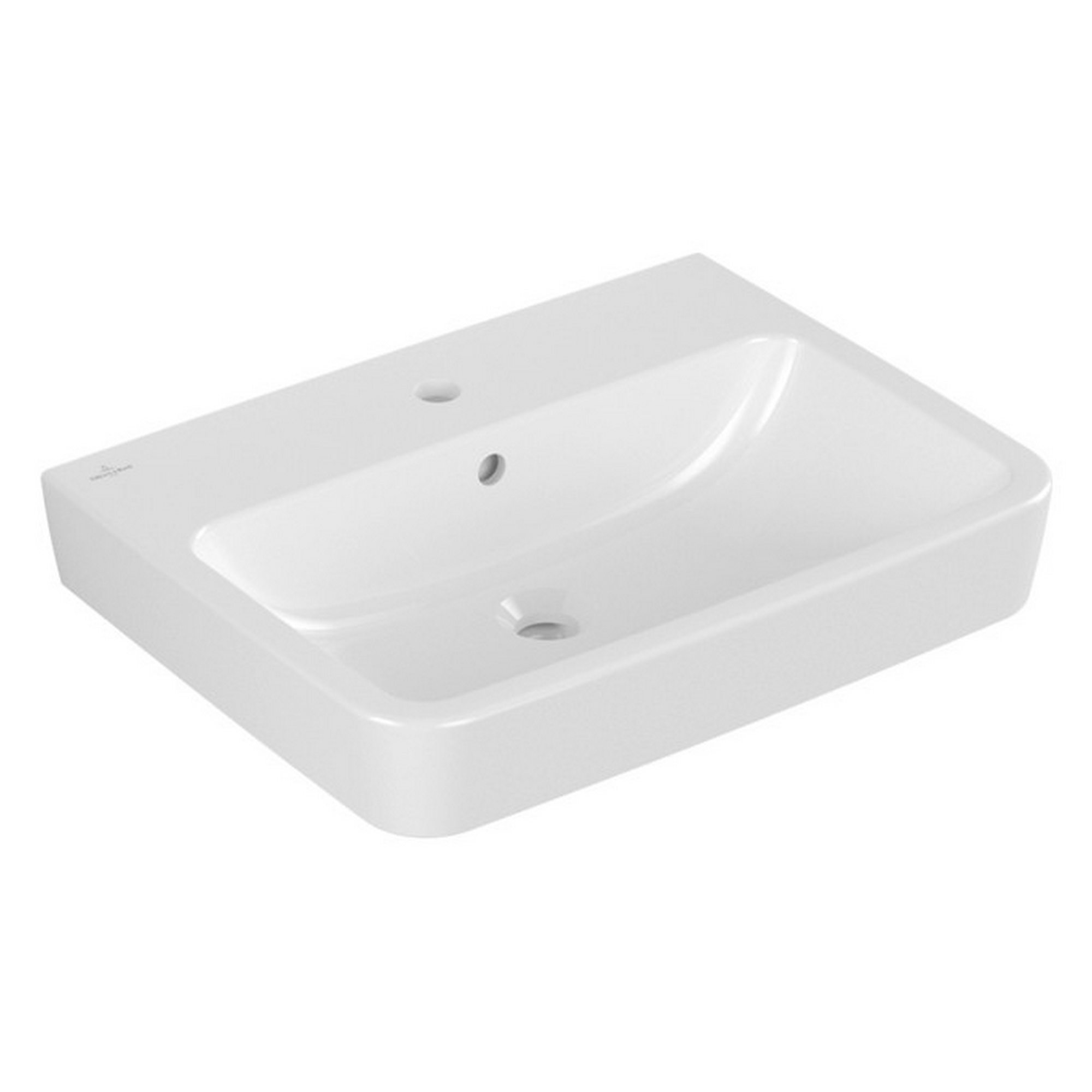 Waschbecken 'O.Novo' weiß 60 x 17,5 x 46 cm