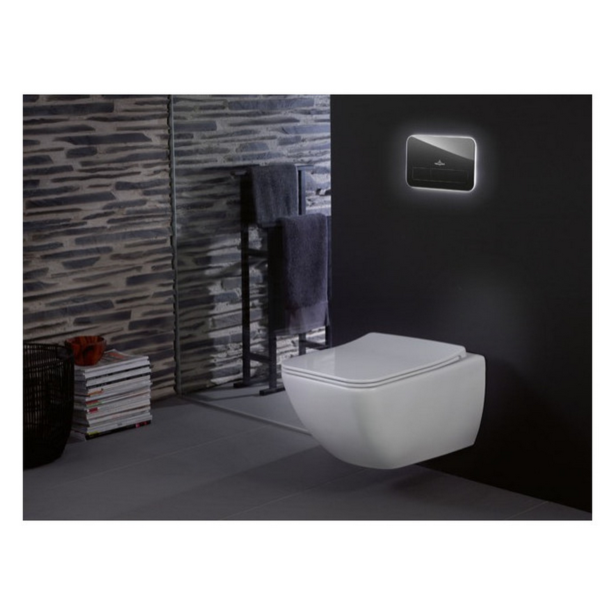 Wand-WC-Set 'Venticello' spülrandlos weiß inkl. Sitz