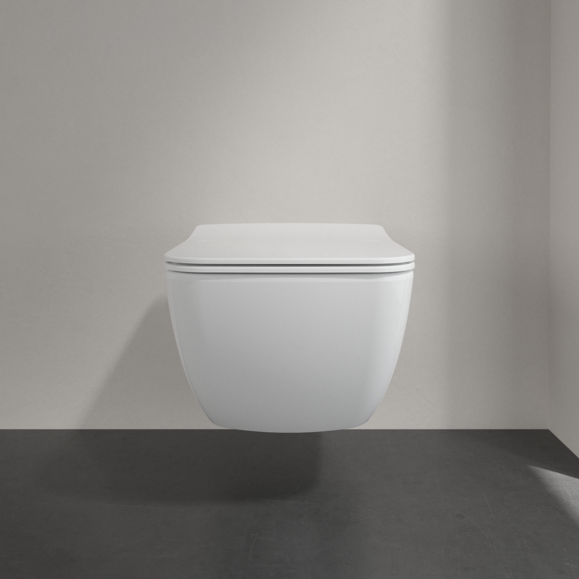 Wand-WC-Set 'Venticello' spülrandlos weiß inkl. Sitz + product picture