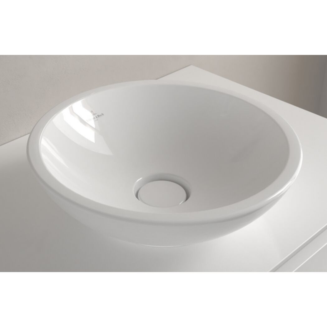 Weißes Aufsatzwaschbecken Loop&Friends von Villeroy & Boch
