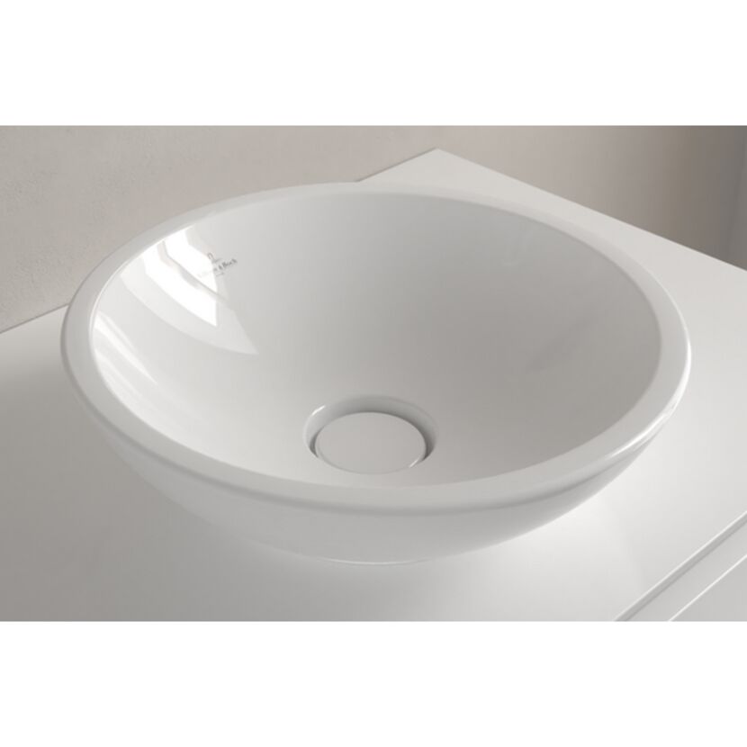 Weißes Aufsatzwaschbecken Loop&Friends von Villeroy & Boch
