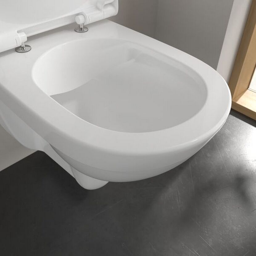 Wand-WC spülrandlos 'ViCare' inklusive WC-Sitz weiß